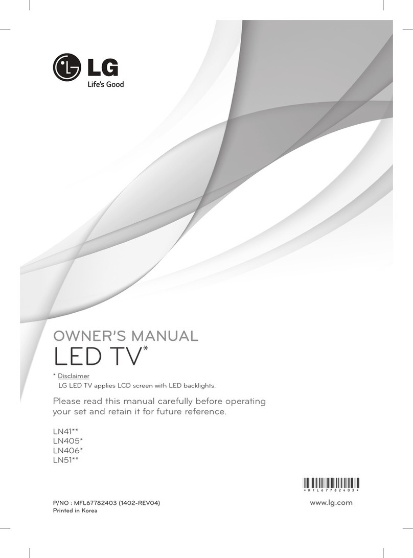 LG LN406 Series owner's manual