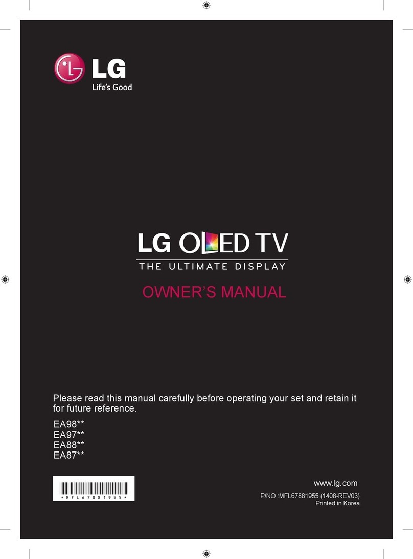 LG EA87 series User manual