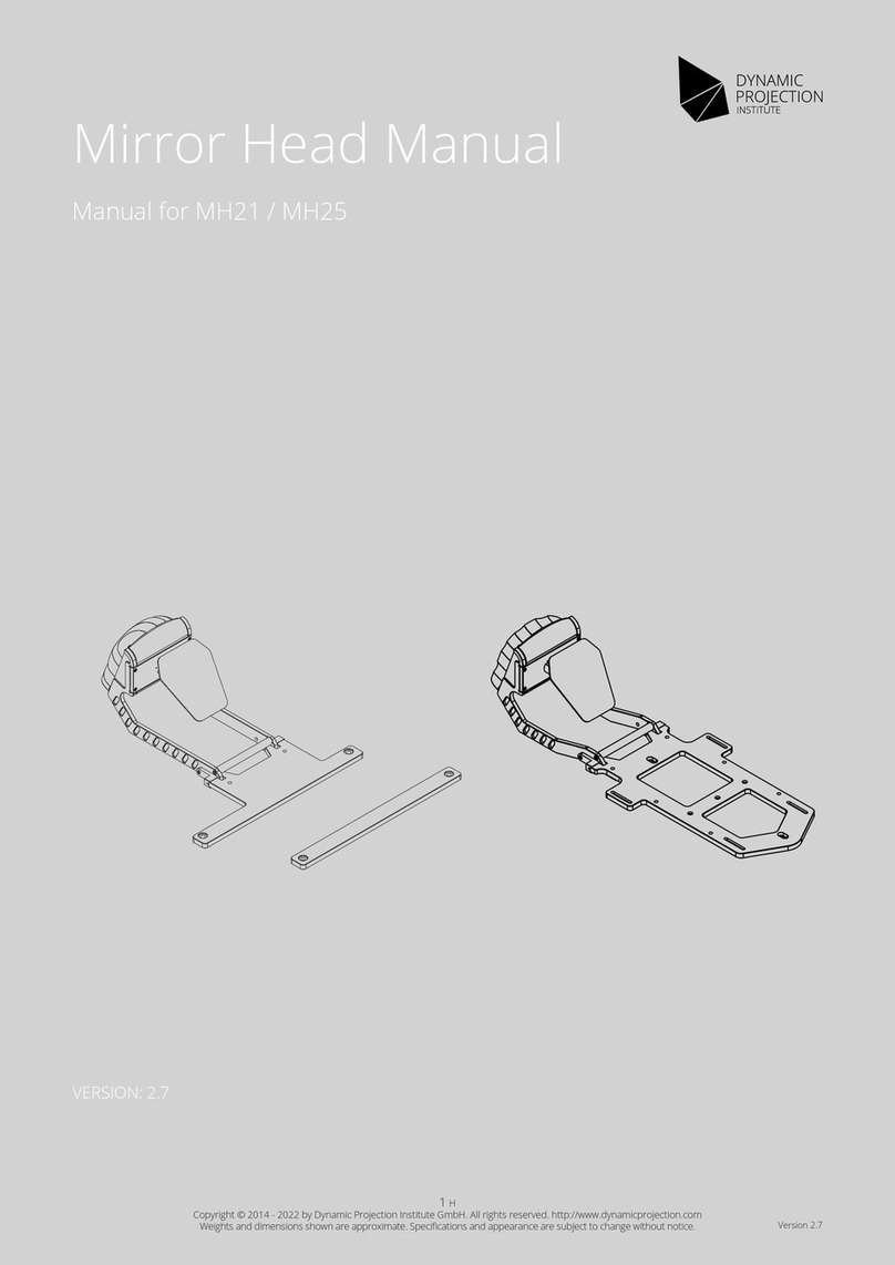 Dynamic Projection MH25 User manual
