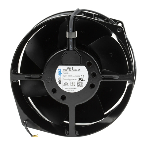 Ebmpapst W2S130-AA03-01 User manual