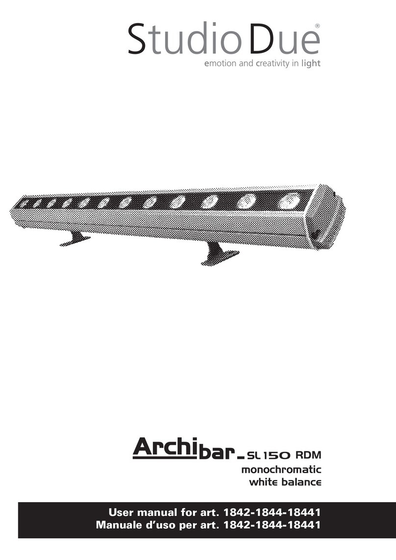 STUDIODUE ARCHIBAR SL150/M RDM User manual