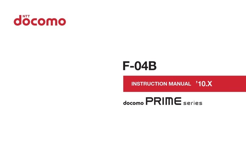 NTT docomo F-04B User manual