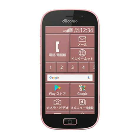 NTT docomo F-03K User manual