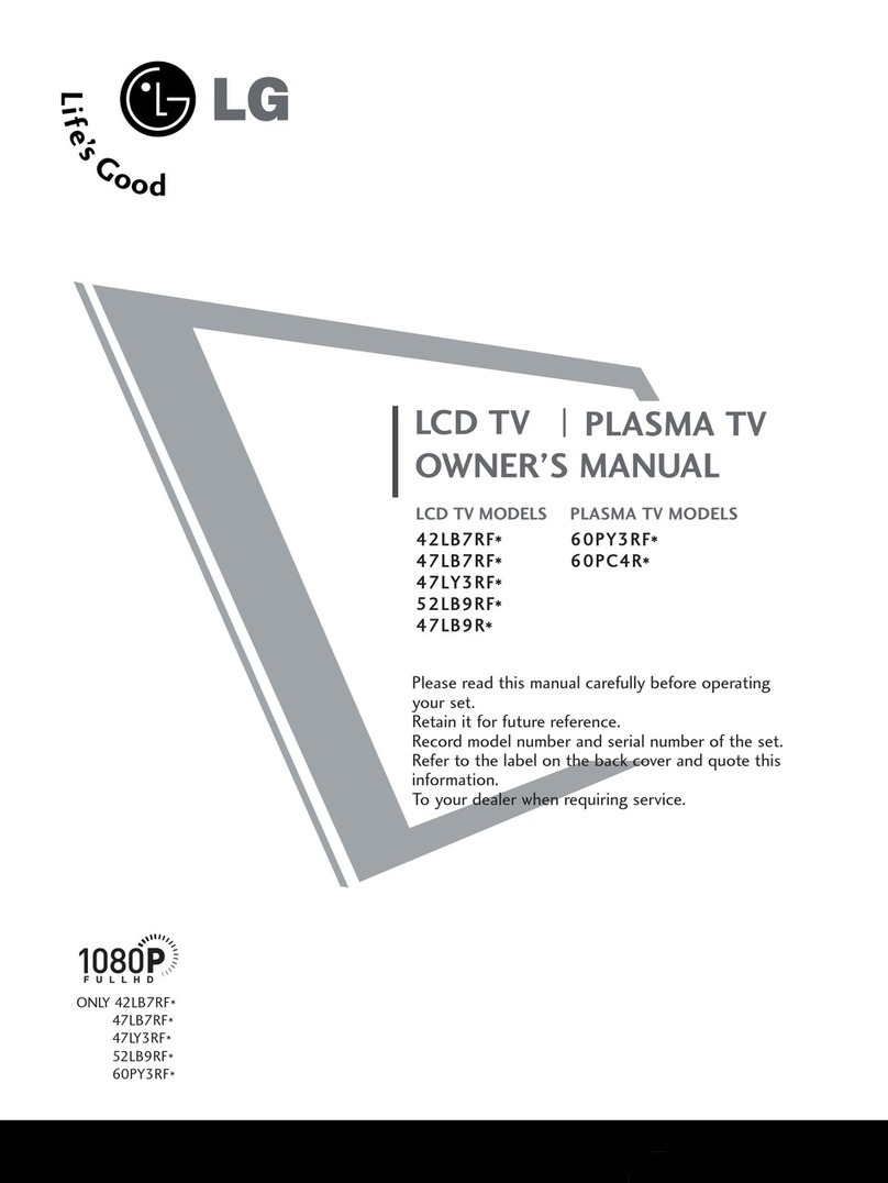 LG 47LB7RF Series User manual