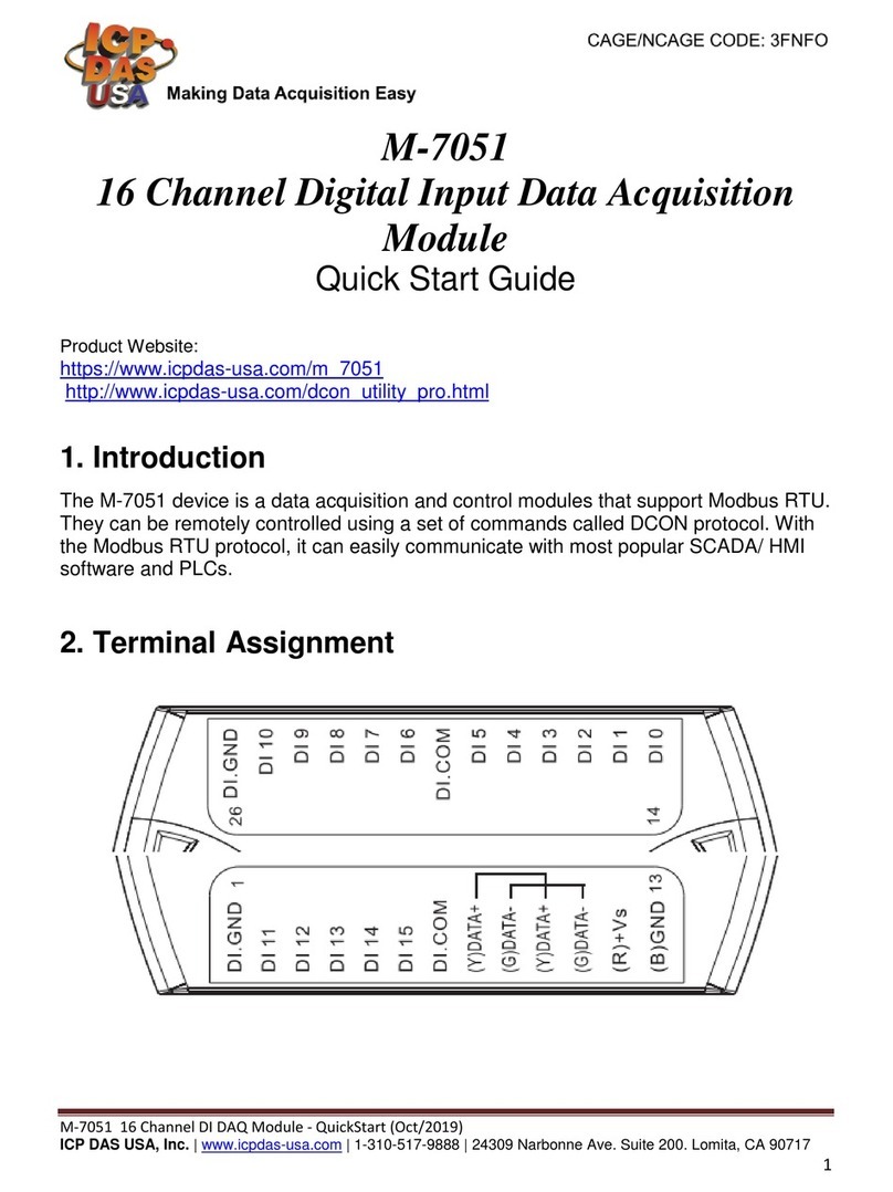 ICP DAS USA M-7051 quick start guide