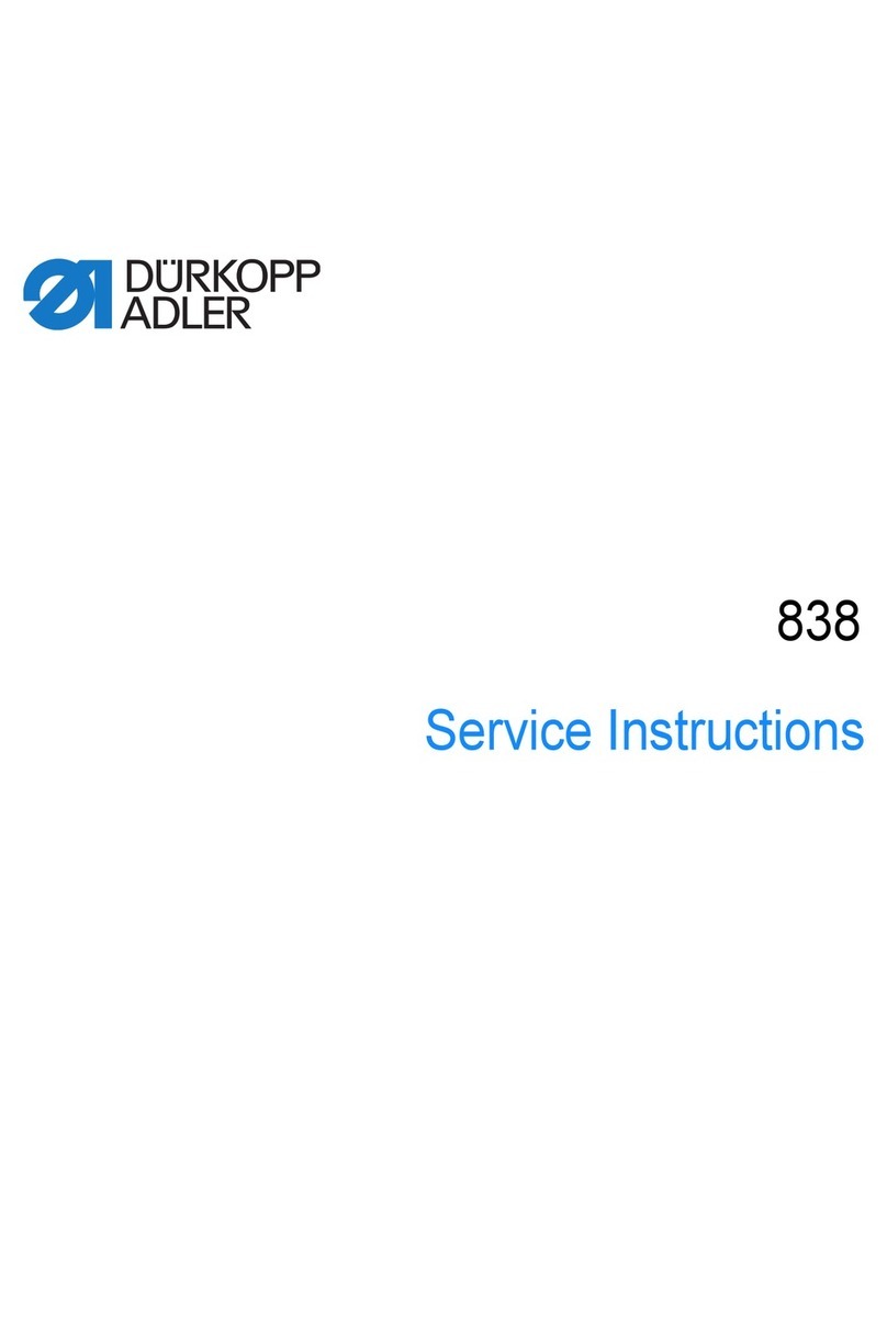 Dürkopp Adler 838 Operating instructions