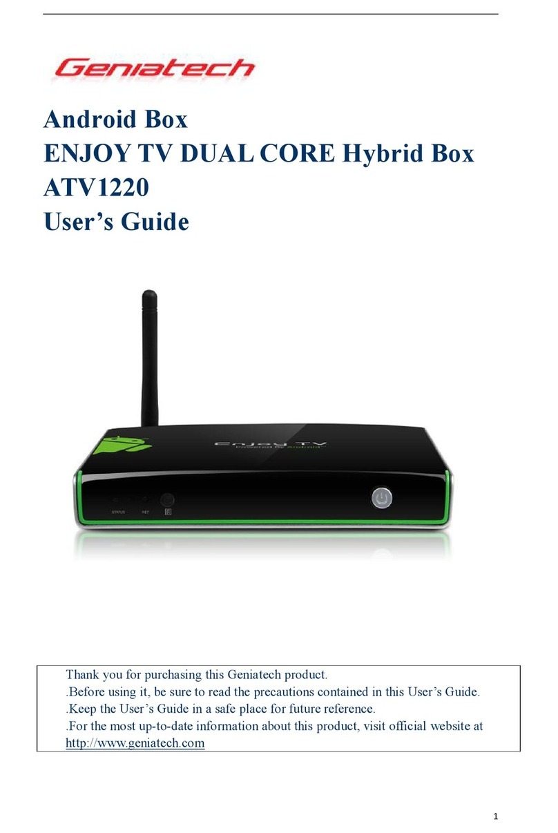 Geniatech ATV1220 User manual
