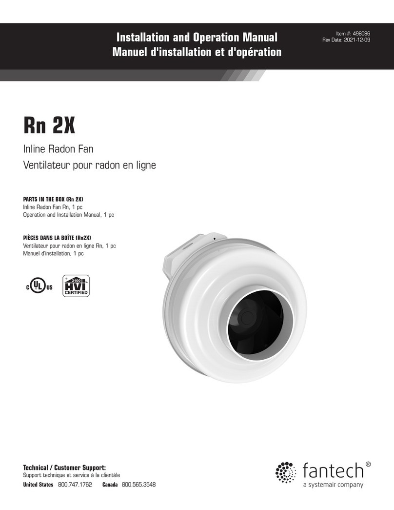System air Fantech Rn2X User manual