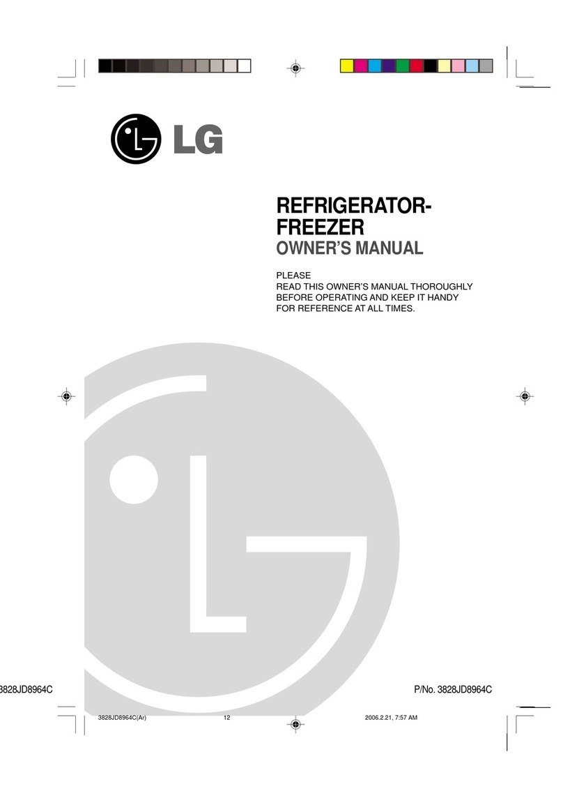 LG GR-B652QVC owner's manual