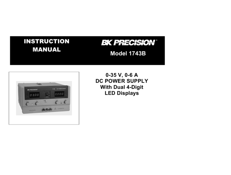 B+K precision 1743B User manual
