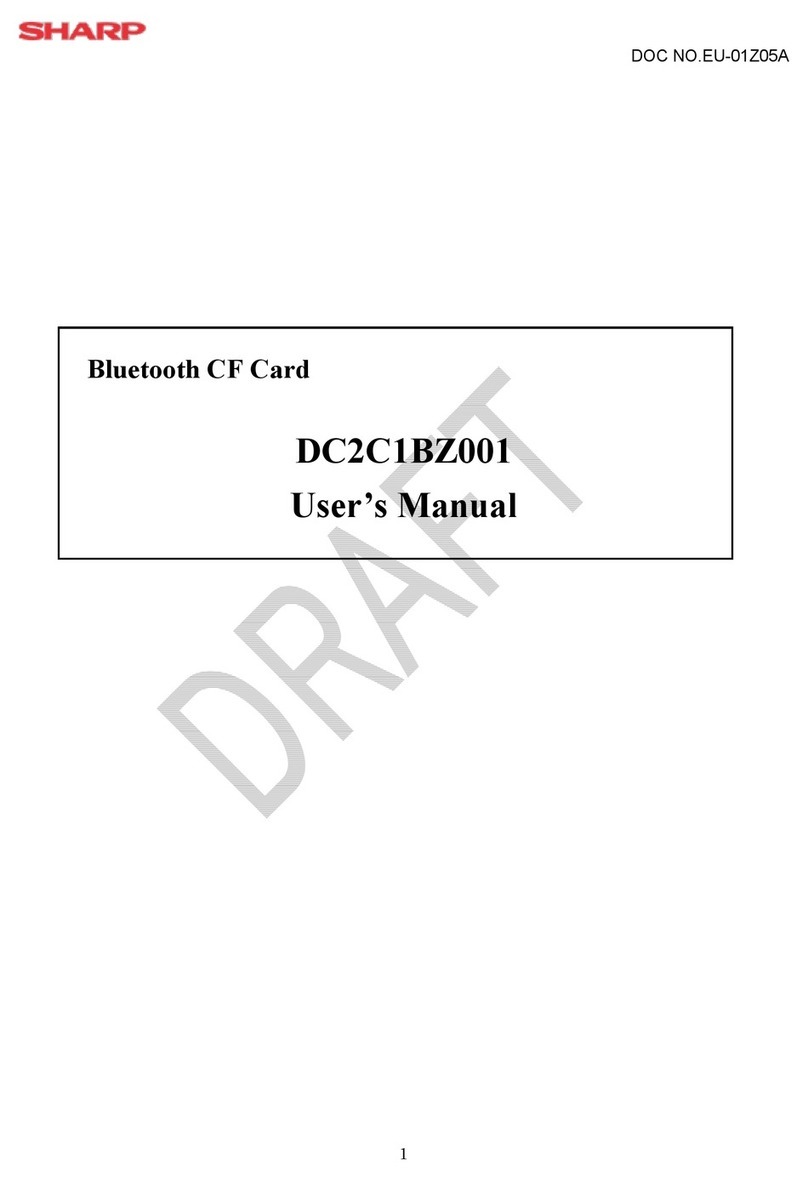 Sharp DC2C1BZ001 User manual