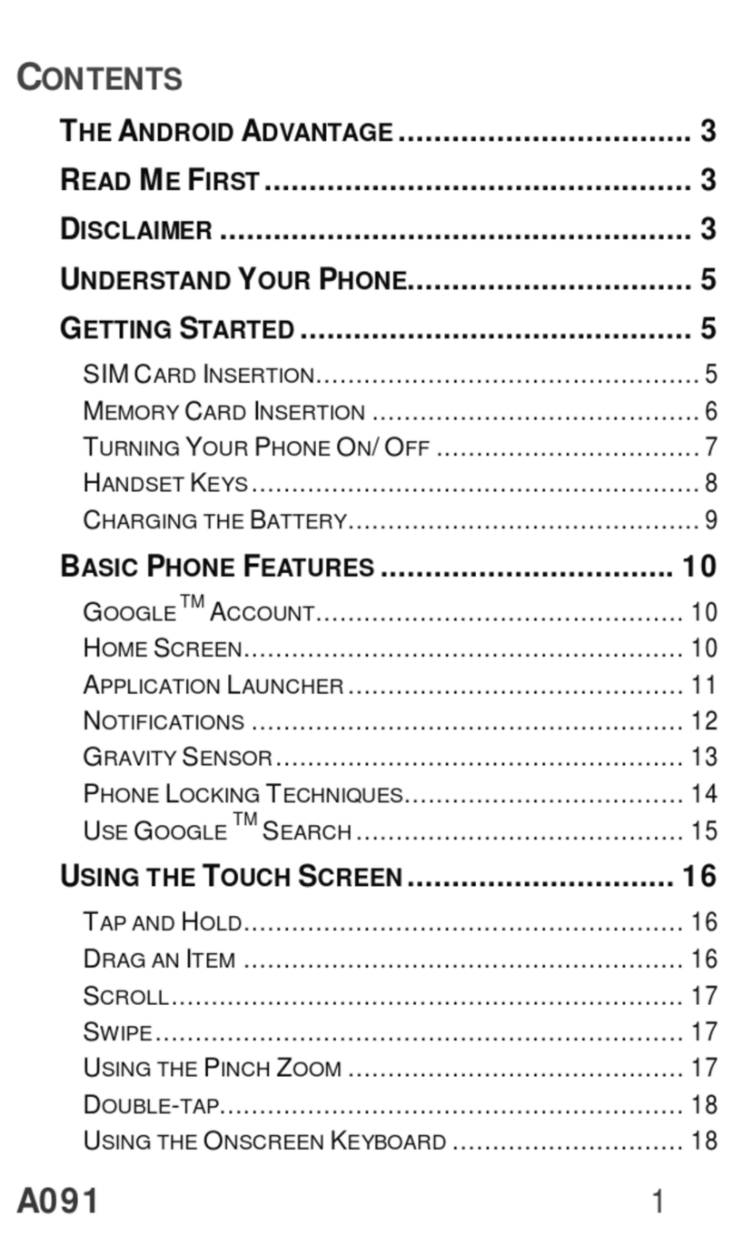 Micromax Canvas Engage A091 User manual