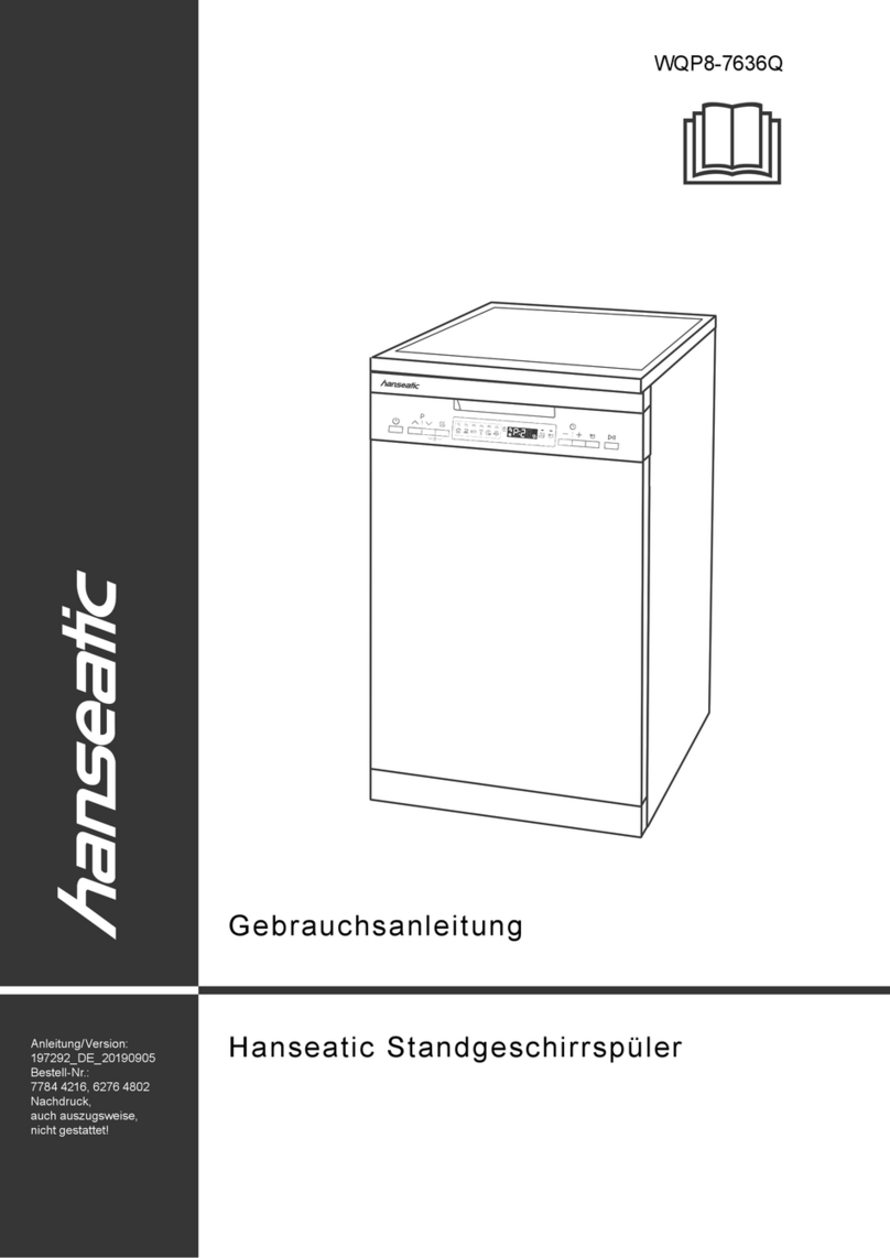 Hanseatic WQP8-7636Q User manual