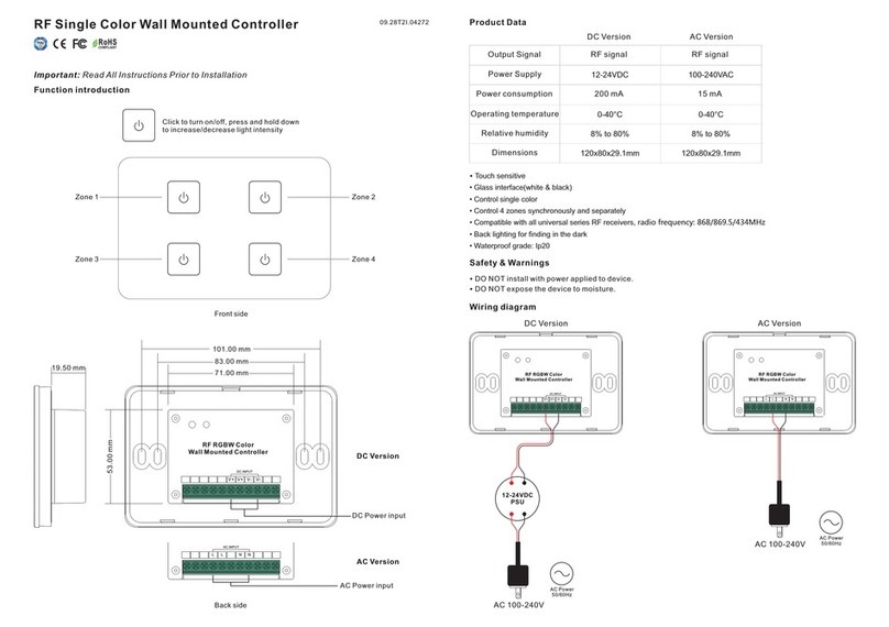 Sunricher SR-2855T2 manual