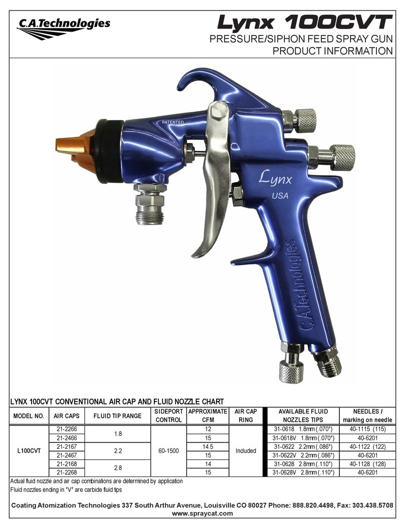 C.A. Technologies Lynx 100CVT User manual