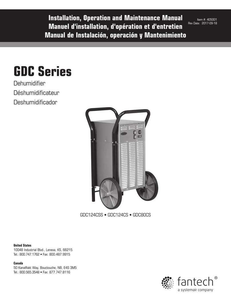 System air Fantech GDC Series Installation, operation and maintenance manual System air Fantech GDC Series Installation, operation and maintenance manual