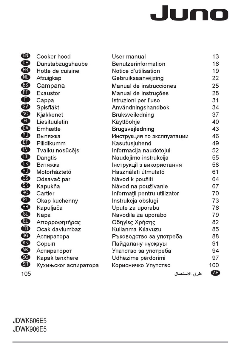 JUNO JDWK606E5 User manual