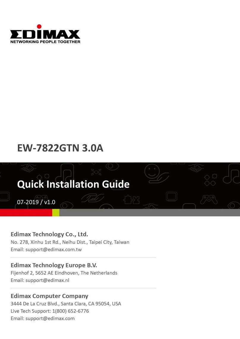Edimax EW-7822GTN 3.0A User manual Edimax EW-7822GTN 3.0A User manual