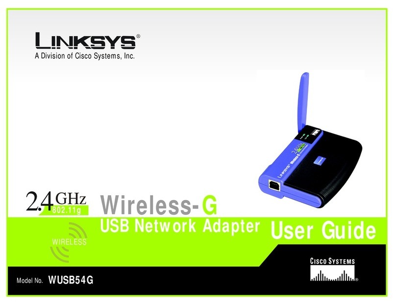 Cisco Linksys WUSB54G user guide Cisco Linksys WUSB54G user guide