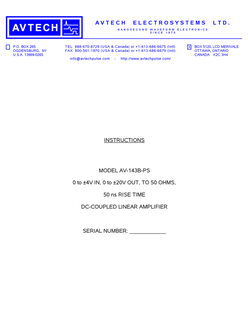 Avtech AV-143B-PS instructions