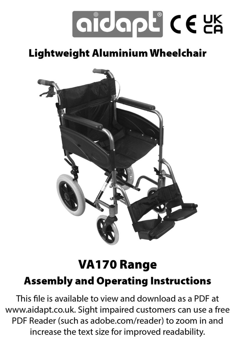 aidapt MXVA170BLUE User manual