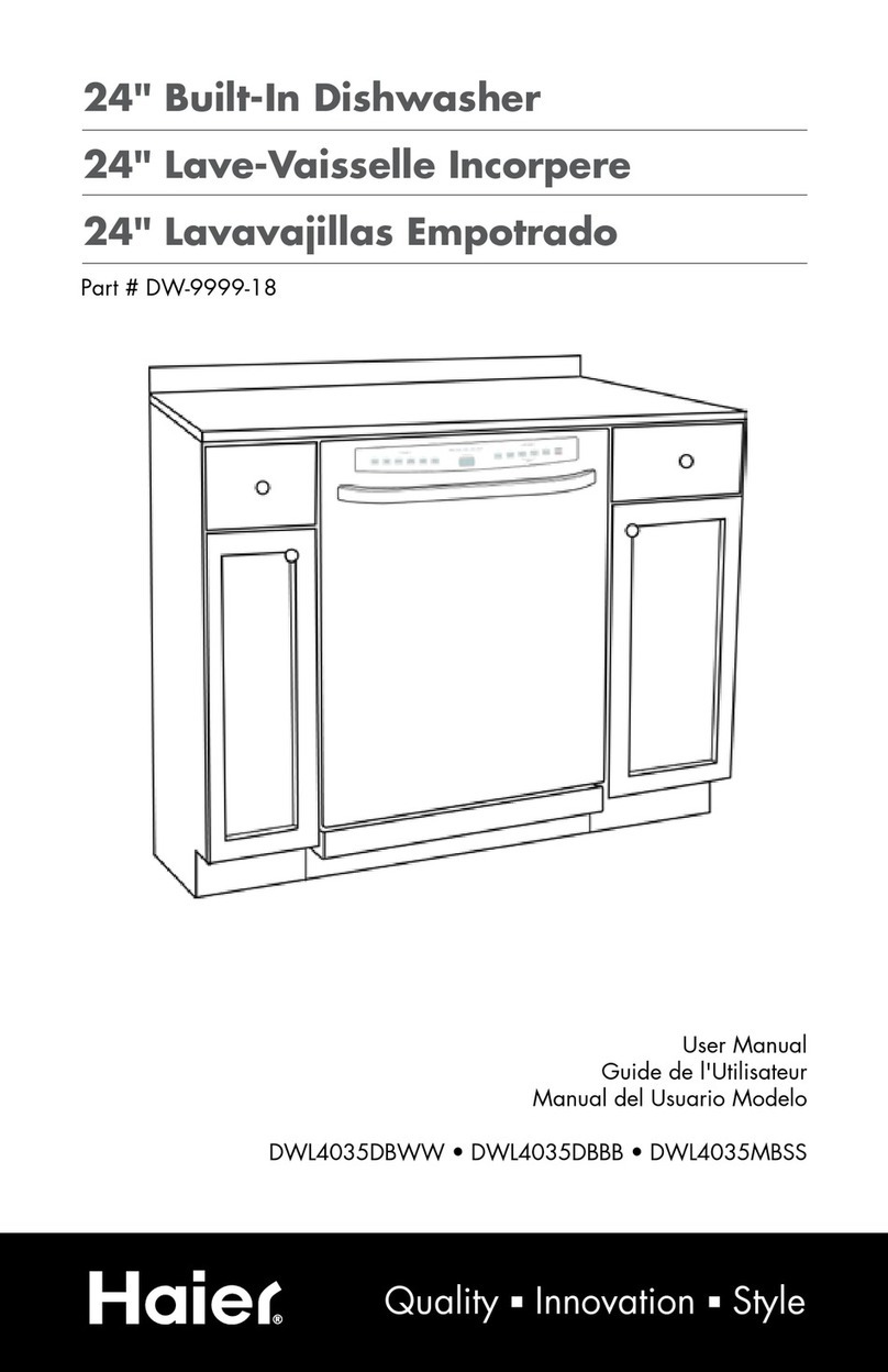 Haier DW-9999-18 user manual