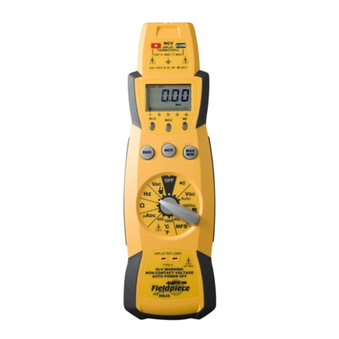Fieldpiece HS35 User manual