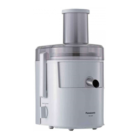 Panasonic MJ-SJ01 User manual