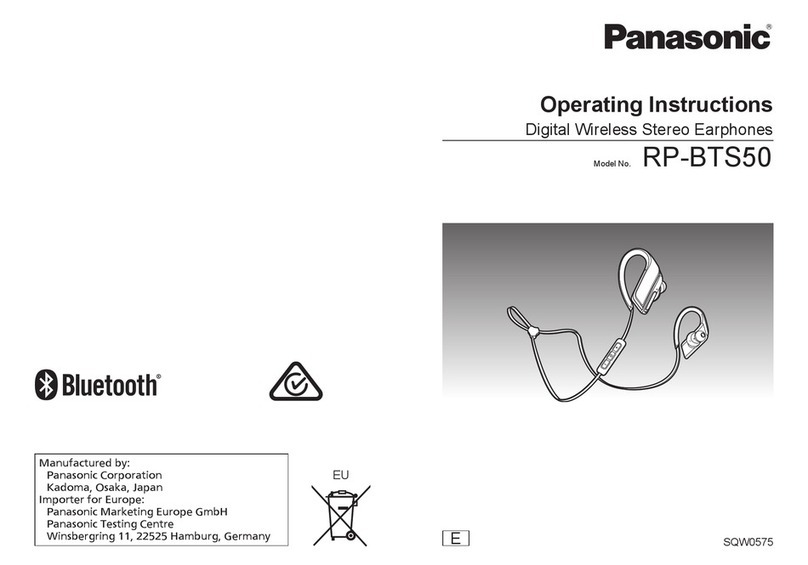 Panasonic RP-BTS50E User manual