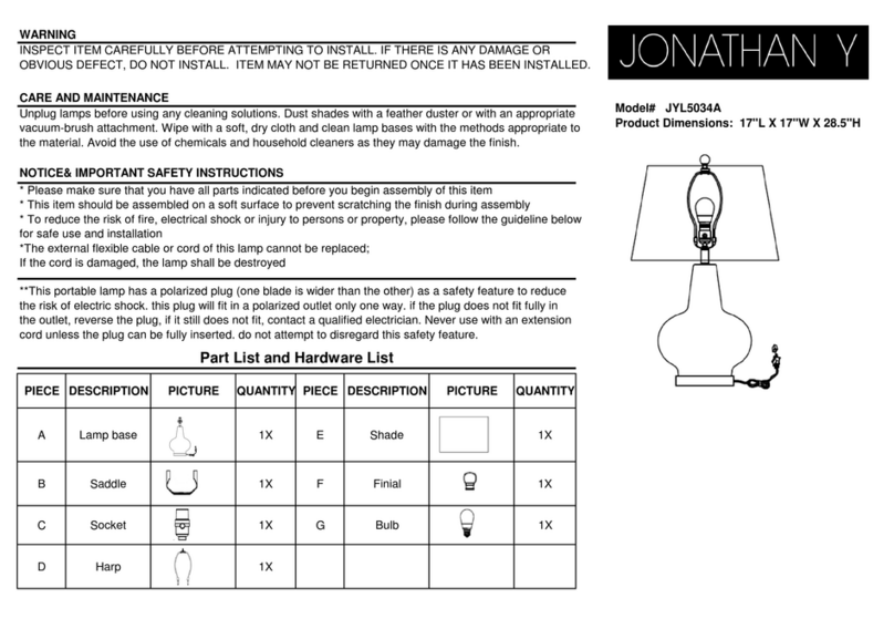 JONATHAN Y JYL5034A User manual JONATHAN Y JYL5034A User manual