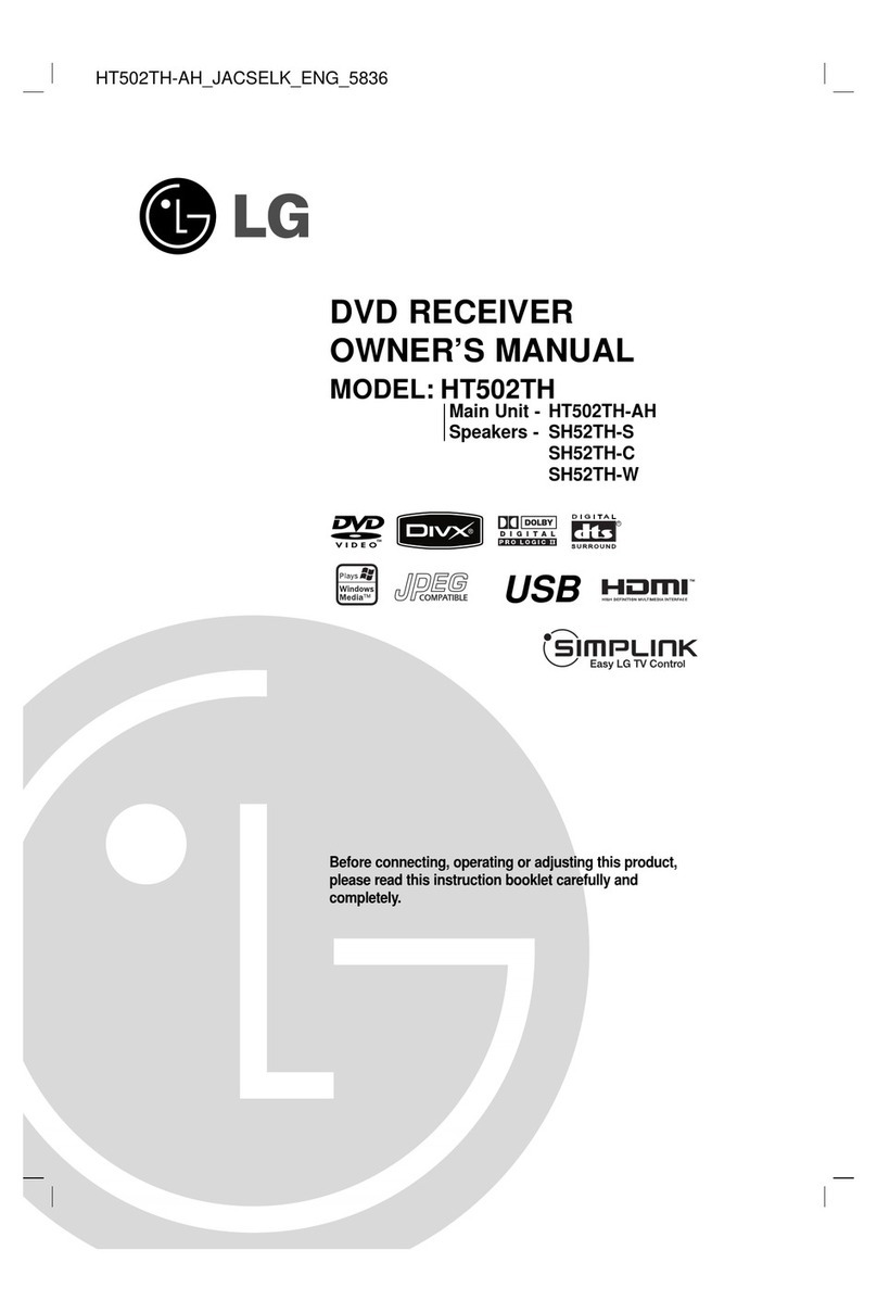 LG HT502TH-AH User manual