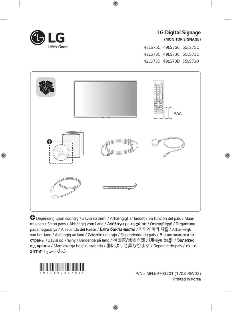 LG 42LS73C owner's manual