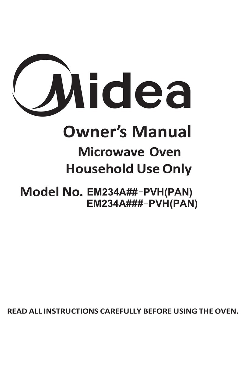 Midea EM234A PVH Series owner's manual
