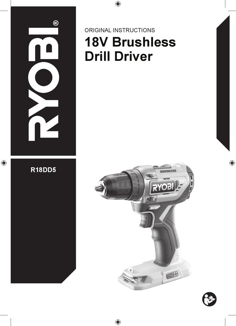 Ryobi R18DD5-220S Original instructions