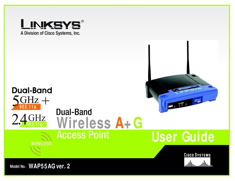 Cisco Linksys WAP55AG User manual Cisco Linksys WAP55AG User manual