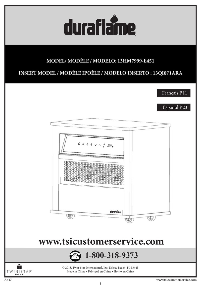 Twin-Star International duraflame Infragen 13HM7999-E451 manual