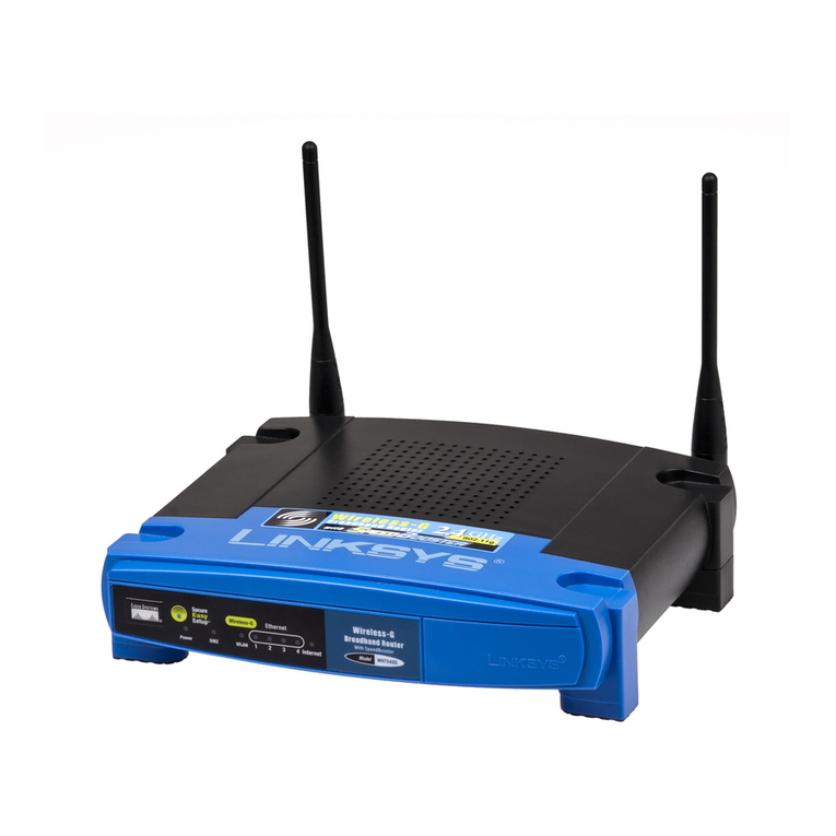 Cisco WRT54G User manual