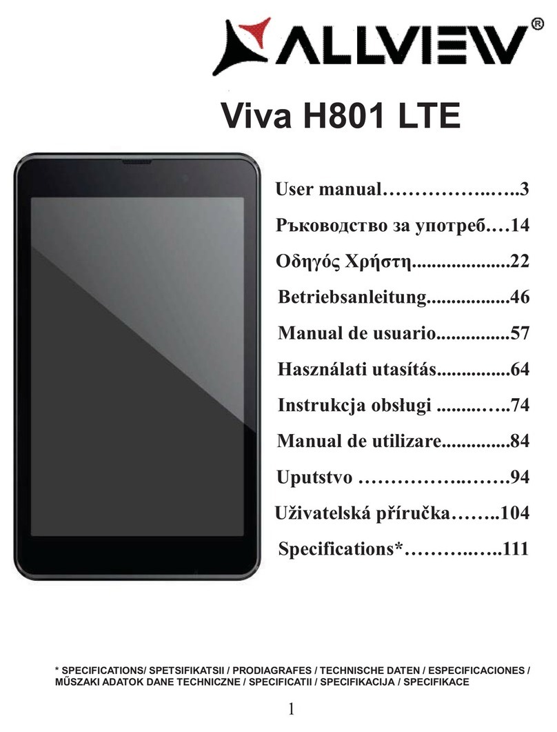 Allview Viva H801 LTE user manual
