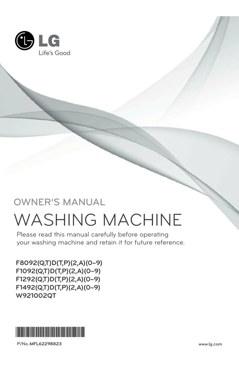 LG F8092(Q,T)D(T,P)(2,A)(0~9) owner's manual