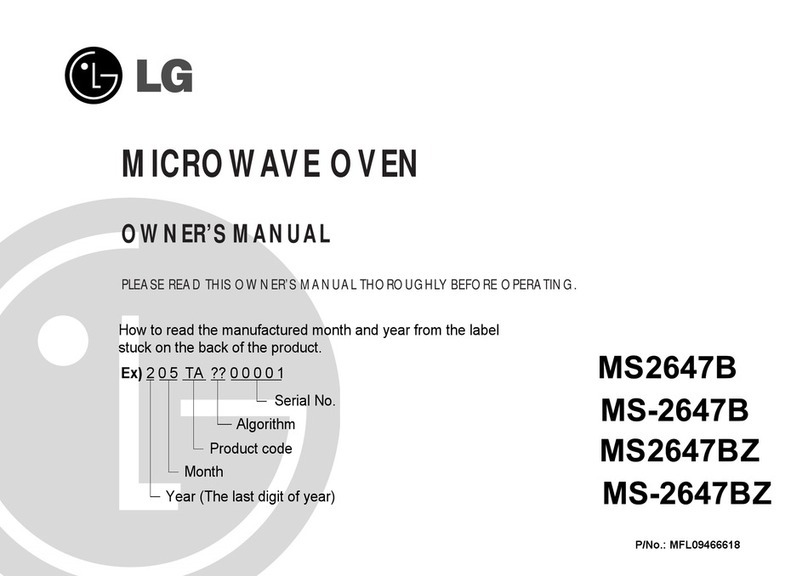 LG MS2647B User manual