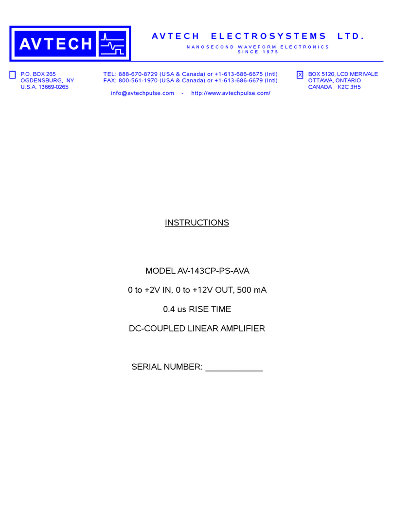 Avtech AV-143CP-PS-AVA instructions