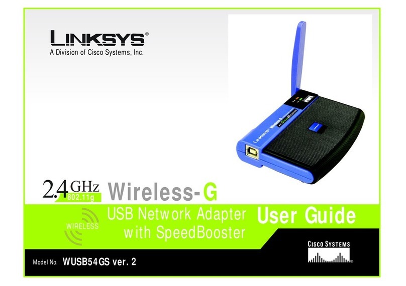 Cisco WUSB54GS User manual