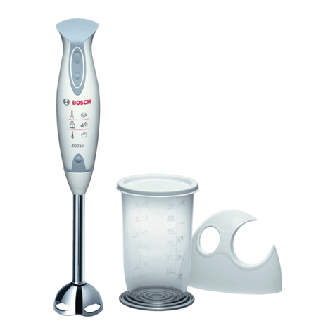 Bosch MSM6250 User manual