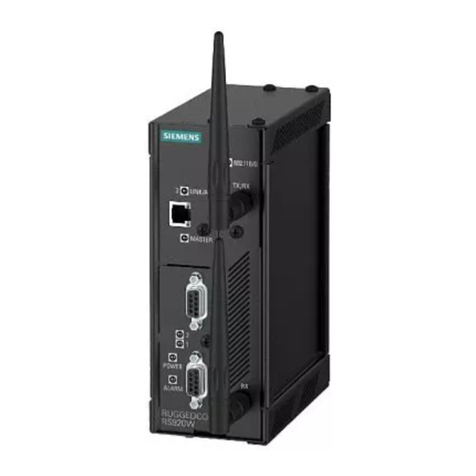 Siemens RUGGEDCOM RS920W User manual