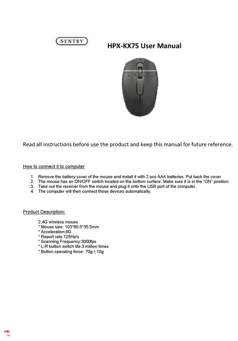 Sentry HPX-KX75 user manual