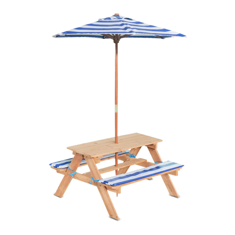 Life Span Sunset Picnic Table with Umbrella instructions