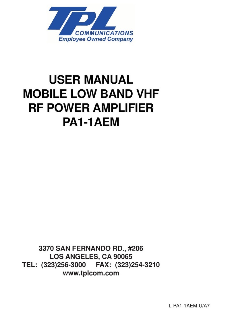 TPL PA1-1AEM user manual
