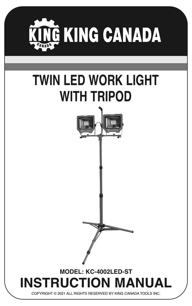 King Canada KC-4002LED-ST instruction manual