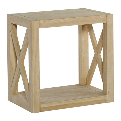 Unfinished Furniture of Wilmington HAMPTON OT-2013X Assembly instructions