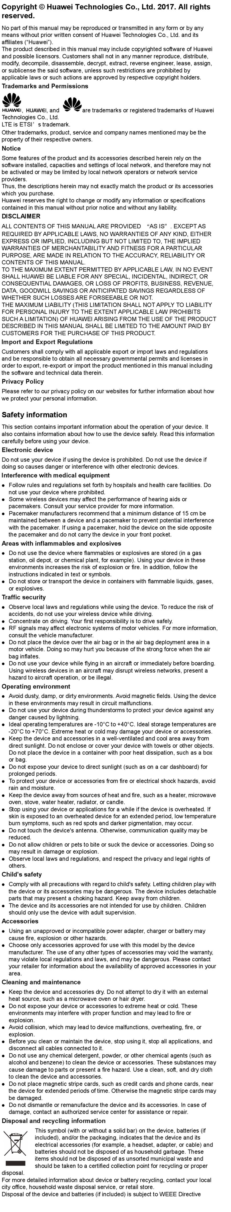 Huawei 604HW User manual